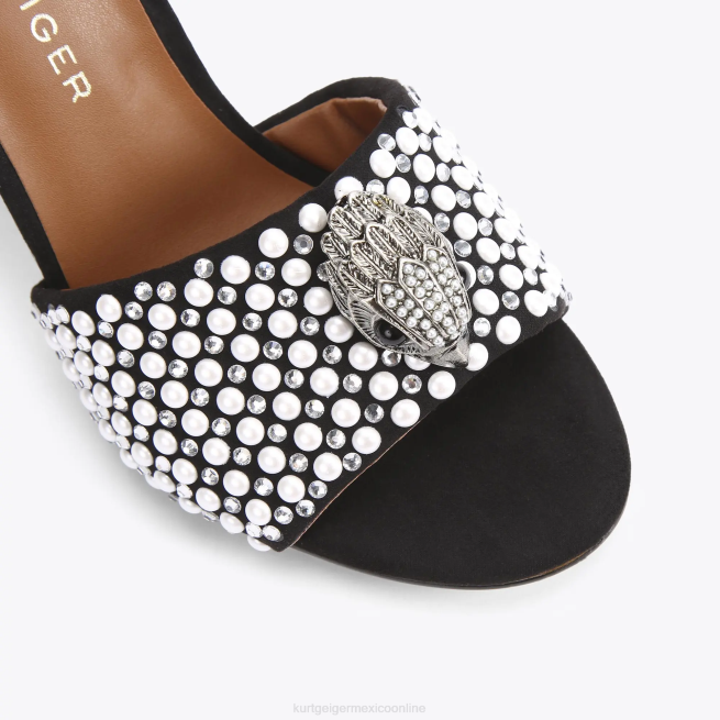 Kurt Geiger sandalia kensington londres BL0H420 | calzados blanco negro mujer