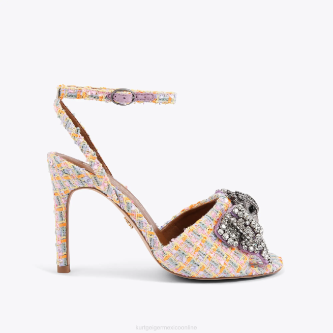 Kurt Geiger sandalias london kensington con lazo BL0H289 | calzados naranja mujer