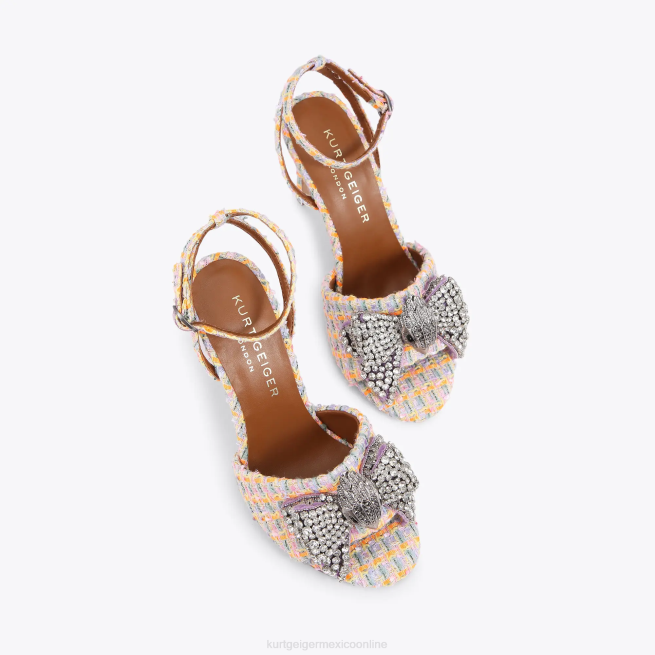 Kurt Geiger sandalias london kensington con lazo BL0H289 | calzados naranja mujer