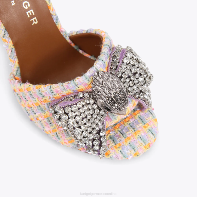 Kurt Geiger sandalias london kensington con lazo BL0H289 | calzados naranja mujer
