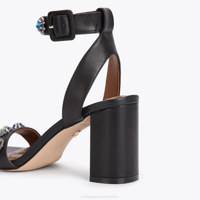 Kurt Geiger sandalias london octavia block BL0H381 | calzados combinación negra mujer