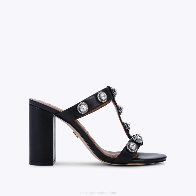 Kurt Geiger sandalias london octavia block BL0H392 | calzados negro mujer