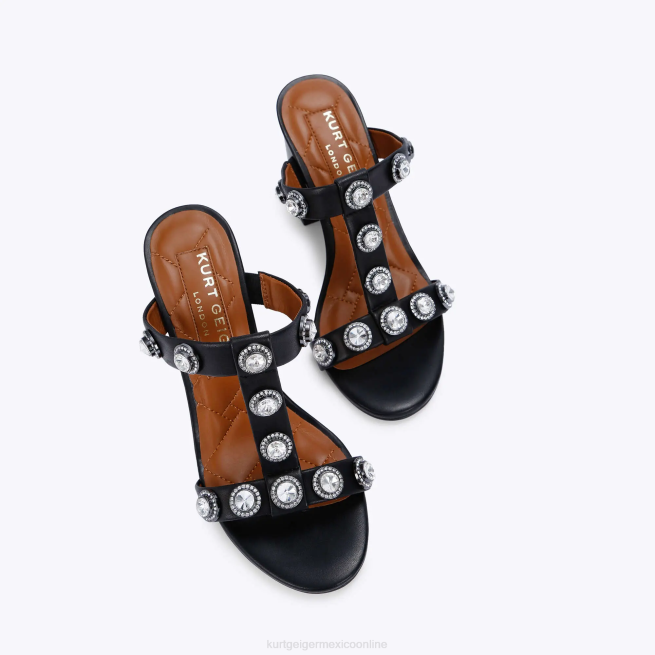 Kurt Geiger sandalias london octavia block BL0H392 | calzados negro mujer