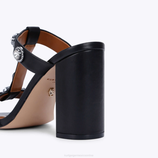 Kurt Geiger sandalias london octavia block BL0H392 | calzados negro mujer
