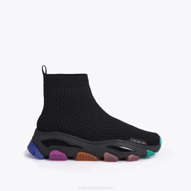 Kurt Geiger calcetines de punto london lettie BL0H167 | calzados combinación negra mujer