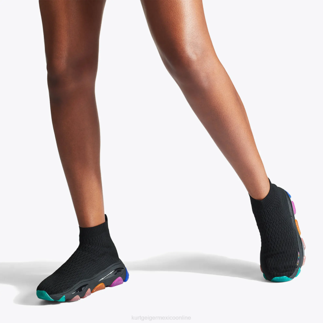 Kurt Geiger calcetines de punto london lettie BL0H167 | calzados combinación negra mujer