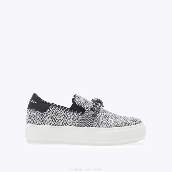 Kurt Geiger london laney chelsea sin cordones BL0H376 | calzados plata mujer