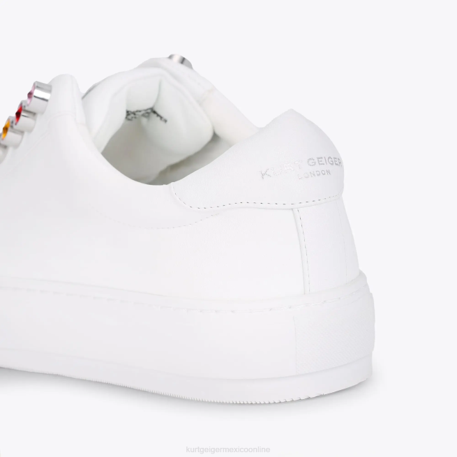Kurt Geiger london liviah arcoíris grueso BL0H184 | calzados peine blanco mujer