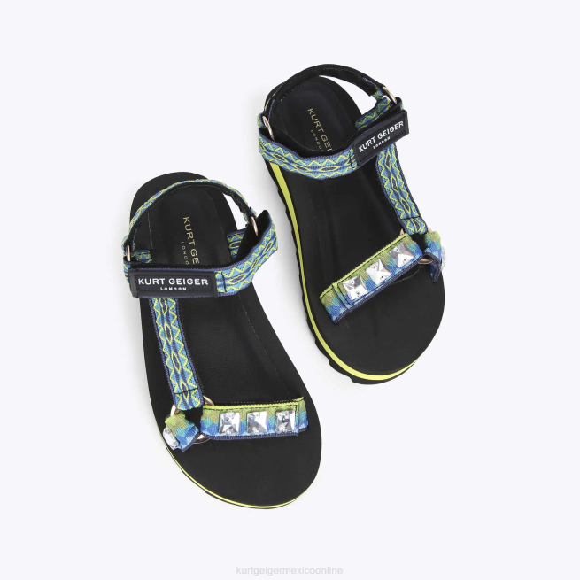 Kurt Geiger londres niños mini olivia BL0H488 | calzados verde niños