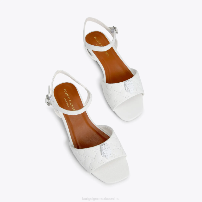 Kurt Geiger sandalia kensington mini londres BL0H484 | calzados blanco niños