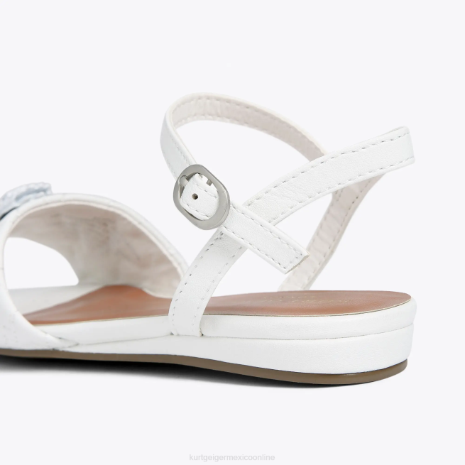 Kurt Geiger sandalia kensington mini londres BL0H484 | calzados blanco niños