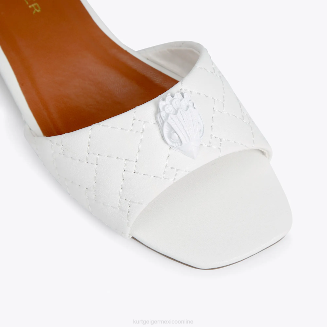Kurt Geiger sandalia kensington mini londres BL0H484 | calzados blanco niños