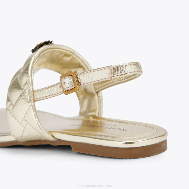 Kurt Geiger sandalias london mini kensington t BL0H483 | calzados oro niños