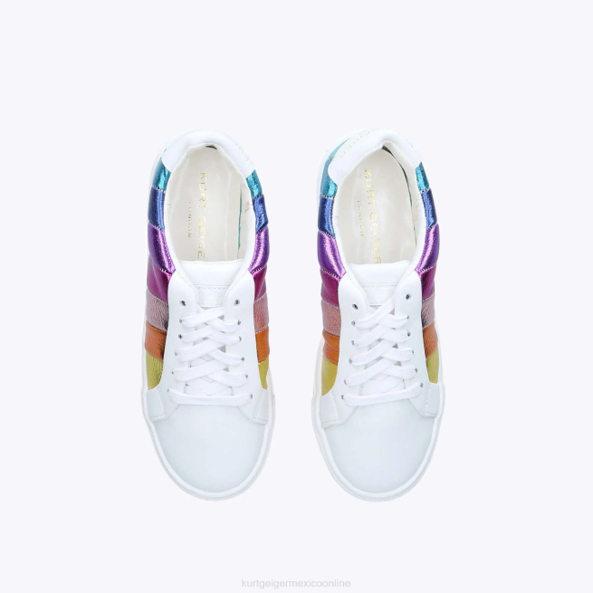 Kurt Geiger Mini carril infantil a rayas de Londres BL0H182 | calzados multi/otro niños