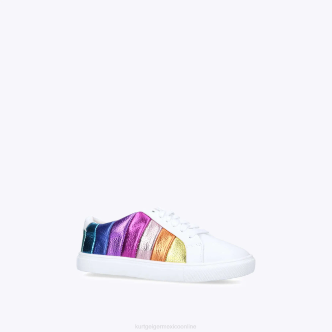 Kurt Geiger Mini carril infantil a rayas de Londres BL0H182 | calzados multi/otro niños
